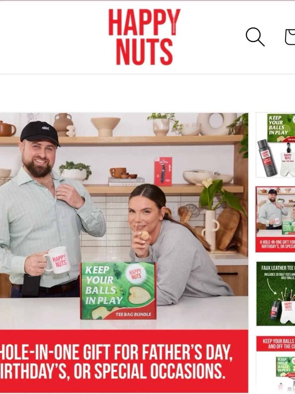 Tee Bag Bundle - Happy Nuts